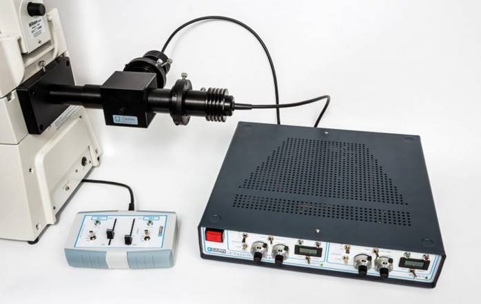 Multiple fluorescent light source ports